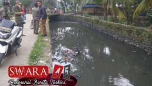 Air Sungai Hitam Dan Berbusa Dugaan Pembuangan Dari Limbah Pabrik, Satpol PP Kec Jayanti : Akan Kami Laporkan Ke DLHK