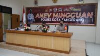 Kapolresta Tangerang Laksanakan Anev Kinerja Mingguan