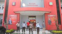 Kapolresta Tangerang Tinjau sistim keamanan dan prokes di  Lapas Kelas 1 Jambe