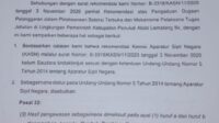 Rekomendasi Belum Ditindaklanjuti, KASN Surati Bupati PALI