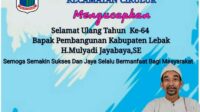 Kades Muaradua Beri Ucapan Ulang Tahun Kepada Bapak Pembangunan Kabupaten Lebak