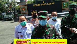 TMMD Ke-110 Di Lebak Resmi Ditutup,  Wabup Lebak : Untuk Pekerjaan Lebih Enak Dilaksanakan Oleh TMMD