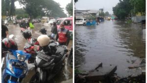 Di Guyur Hujan, Pasar Gede Bage Kota Bandung Banjir