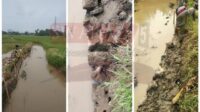 Di Duga Tanpa Pengawasan, Pekerjaan TPT Saluran Air Di Desa Kubang Sukamulya Asal Jadi