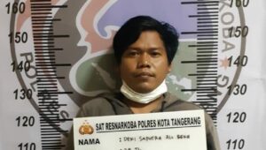 Miliki Sabu, Beke Dibekuk Satresnarkoba Polresta Tangerang
