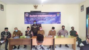 Sekcam Jayanti Lantik Kepanitian Pemilihan Pilkades Desa Dangdeur  Kec Jayanti (2021)
