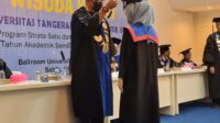 Universitas Tangerang Raya (UNTARA) Terapkan Protokol Kesehatan Secara Ketat Pada Prosesi Wisuda.