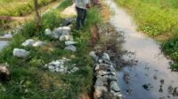 Proyek Irigasi Kelompok Tani P3A Di Desa Mekar Baru Dinilai Asal Jadi