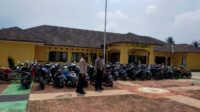 Razia Balap Liar, Polsek Cikande Polres Serang Berhasil Amankan 52 Kendaraan Bermotor Roda Dua