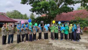 JAJARAN KELUARGA BESAR SD RUJUKAN SDN 04 TALANG UBI UCAPKAN SELAMAT HUT KABUPATEN PALI KE-8