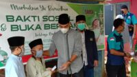 SMSI Dan PWI Lebak Bukber Sekaligus Berikan Santunan