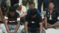 Enam Terduga Pelaku Pengangkutan Kayu Sonokeling Ditangkap Polsek Pulau Panggung
