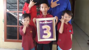 Wahyudin Calon Kepala Desa Mekar Baru Terharu Saat Mendapatkan Nomor urut 3 Pilkades