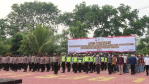 Polres Lebak Gelar Apel Kesiapan  Pengamanan Malam Takbir Dan Sholat idul Fitri
