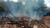 Dua Rumah Warga Di Ci Gemblong Ludes Terbakar