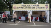 Polres Lebak Adakan Rapid Tes Antigen Gratis Di Tiap Pos Pengetatan