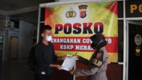 Pastikan Bebas Covid-19 Turun dari Kapal Dirapid Urdokes Polres Cilegon