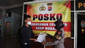 Pastikan Bebas Covid-19 Turun dari Kapal Dirapid Urdokes Polres Cilegon