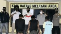 Polsek Limau Bersama Security Tangkap Tiga Pelaku Pembobol dan Pencurian Kabel PT CBL