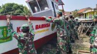 Kapal Babinsa Ke Dua Selesai, Sebelum Berlayar Kodim 0601/Pandeglang Gelar Tasyakuran