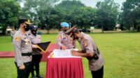 Kapolres Serang Kota Pimpin Upacara Sertijab Dan Pengukuhan