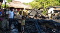 Diduga Korsleting Listrik,Rumah Warga Di Banjarsari Hangus Terbakar