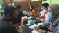 Polres Tanggamus Monitoring Vaksinasi Pegawai BB-TNBBS