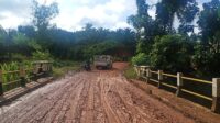 Jalan Kopi Cileles Berlumpur, BBP Minta Sapol PP Tutup Galian Di Banjarsari