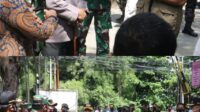 KUNJUNGAN PANGLIMA TNI, KAPOLRI DAN MENTERI KESEHATAN KE PUSKESMAS PEJUANG KECAMATAN MEDAN SATRIA KOTA BEKASI