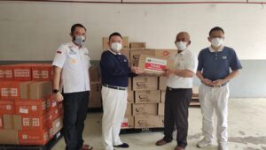 YAYASAN BUDDHA TZUCHI KEMBALI BERIKAN BANTUAN KE PEMKOT BEKASI BERUPA 100.000 MASKER DAN 50.000 Kg BERAS