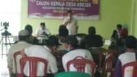 Pilkades Serentak Diundur, Kampanye Calon Kades Kresek “Door to Door” dan Secara Daring