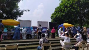Warga Lebak Antusias Ikuti Rapid Test Yang Di Gelar Dinkes Lebak