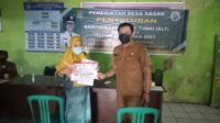84 KPM di Desa Sasak Kecamatan Mauk Terima Bantuan Tunai BLT DD Anggaran tahun 2021