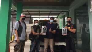 Bikers Peduli, Distribusikan Oksigen dan Disinfektan ke Puskesmas Di Kota Tangerang