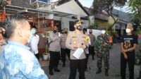 Kapolresta Tangerang Tinjau Posko PPKM Darurat Di Kelurahan Kutabaru, Kecamatan Pasar Kemis