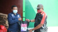 Dimasa Pandemi Polres Lebak Bagikan Paket Sembako Ke Wartawan