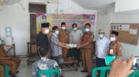 Utamakan Pembangunan, Pemdes Desa Tamiang Laksanakan Monev APBDes TA 2021 Tahap Pertama