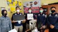 Humas Polres Lebak Dapat Hibah Drone Dan Komputer Dari Bank BRI Cabang Rangkasbitung