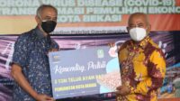 KEMENTERIAN PERDAGANGAN KIRIMKAN  3 TON TELUR UNTUK BANTUAN TERDAMPAK COVID 19 DI KOTA BEKASI
