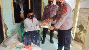 Usai Terima Bantuan Dari Polres Lebak, Begini Do’a Ahmad Untuk Kapolres