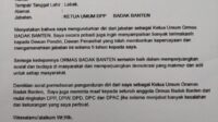 Bertepatan HUT RI Tokoh Banten Buya Sujana Karis Secara Hukum Mengundurkan Diri Dari Ormas Badak Banten