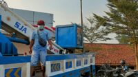 Peningkatan Pelayanan Untuk Masyarakat, Kapolsek Cisoka Gandeng Dishub Pasang Lampu PJU
