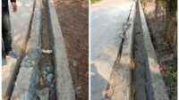Di Duga Di Biarkan Oleh Dinas Terkait Tanpa Papan Proyek, Pembangunan Spal  Di Desa Kemiri Asal Jadi