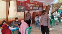 Gerai Vaksin Polsek Ciwandan bersama Sidokkes Polres Cilegon Siapkan 400 Dosis