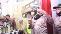 Hari Kedua Ops Bina Kusuma, Polres Serang Kota Polda Banten Amankan Puluhan Botol Miras