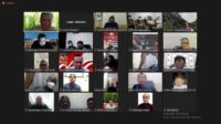 Kalapas Kotaagung  Ikuti Zoom Meeting Terkait Bebas Narkoba Lapas/Rutan oleh Kepala BNNP Lampung Bersama Plt. Kakanwil Lampung