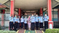Kadiv Yankum Kanwil Kemenkumham Lampung dan Satbinmas Polres Tanggamus Sambangi Lapas Kotaagung