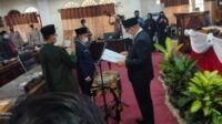 Pelantikan Supardi Penganti Antar Waktu (PAW) Anggota DPRD PALI Partai Nasdem