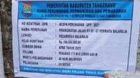 Di Duga Tidak Sesuai Anggaran, Pembangunan Betonisasi Di Perumahan Permata Balaraja Di Sorot Publik