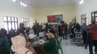 ANTUSIAS MASYARAKAT KECAMATAN KEMIRI DALAM GIAT VAKSIN KODIM 0510 KABUPATEN TANGERANG